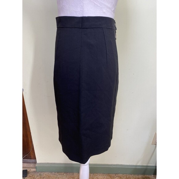 Vtg Mondi Gala Size 34 Lined Black Pencil Skirt Waist Career Minimalistic Preppy - Picture 3 of 8